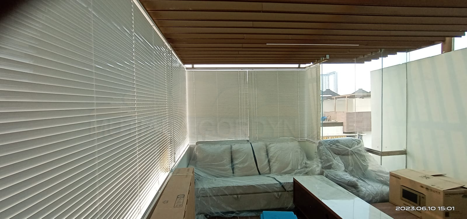 Gorden | Horizontal Blind | Venetian Blinds Project Pemasangan Clubhouse Metland Puri 11.