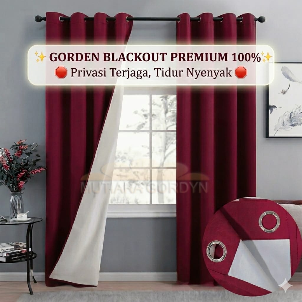 GORDEN BLACKOUT.(ANTI SILAU MATAHARI)GREEN LAKE CITY
