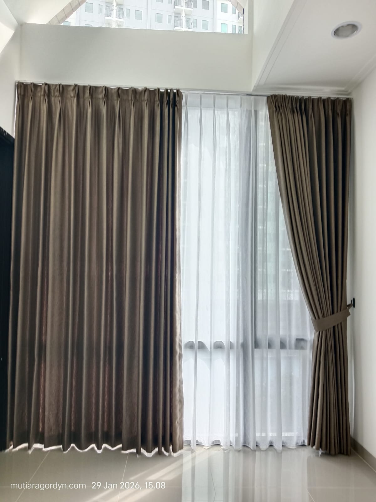 Gorden Pleat / Inpleat (Jahit Cantel Tiga):