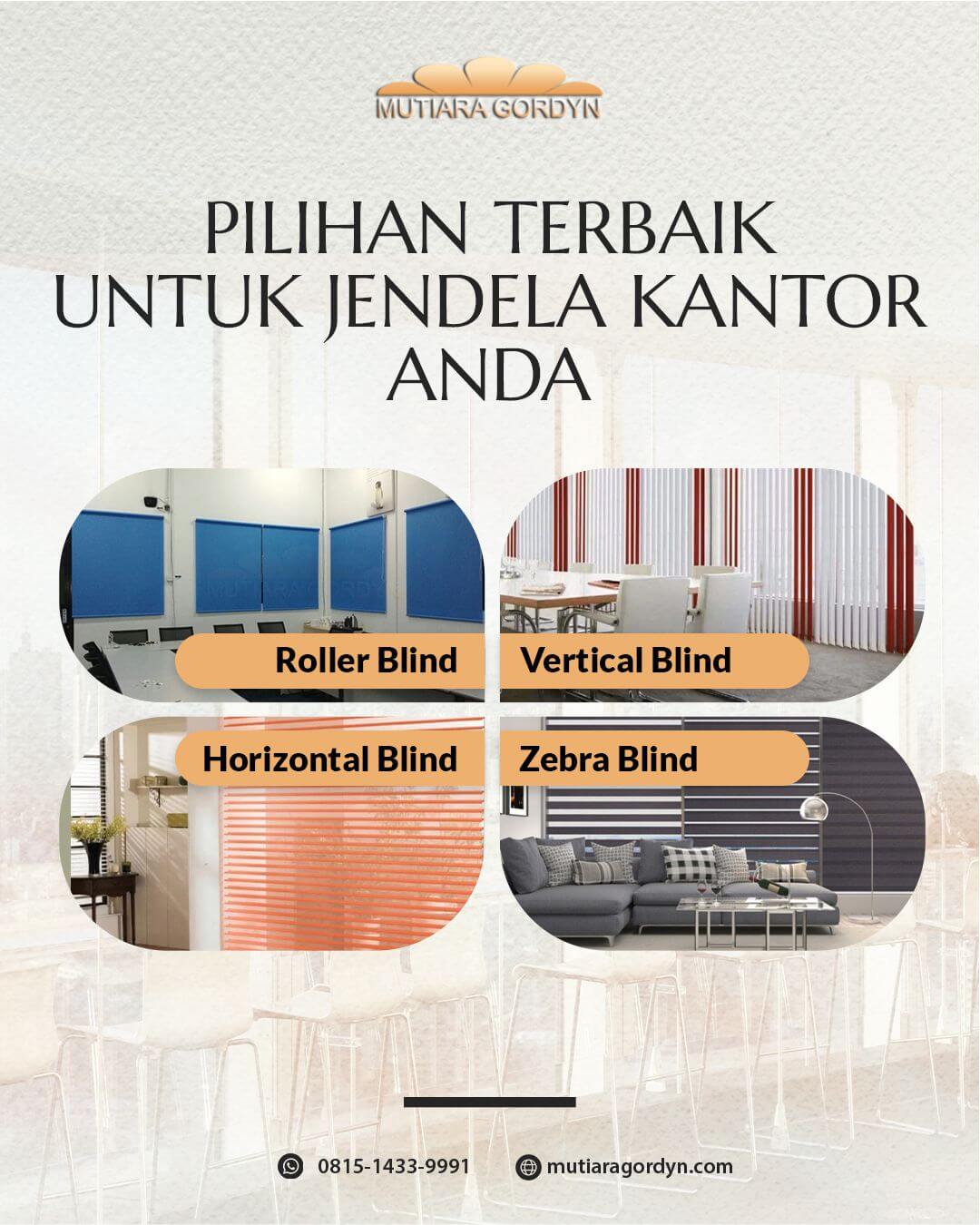 Aneka tirai Blinds