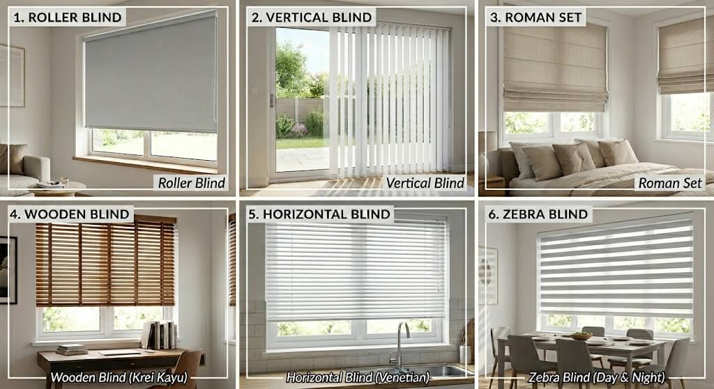 Toko Blinds kota wisata cibubur