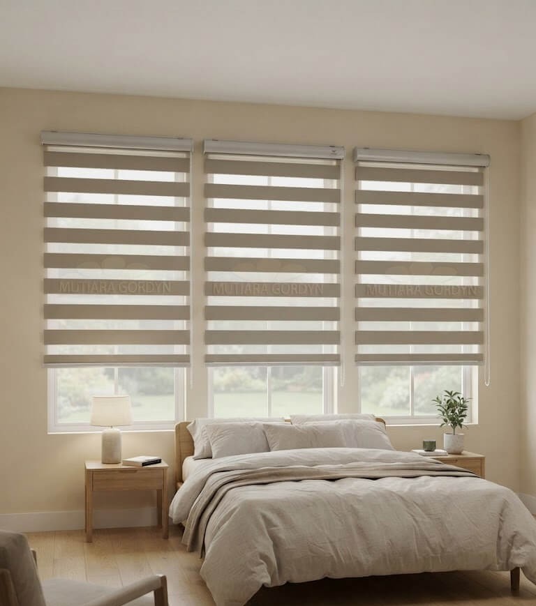 Zebra Blinds (Tirai Dua Lapis Modern) cibubur