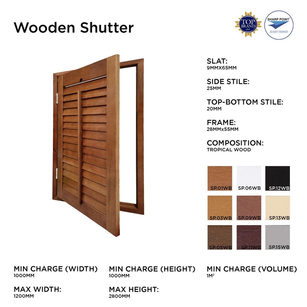 WOODEN SHUTTER.RAJEG,SEPATAN,TANJAKAN