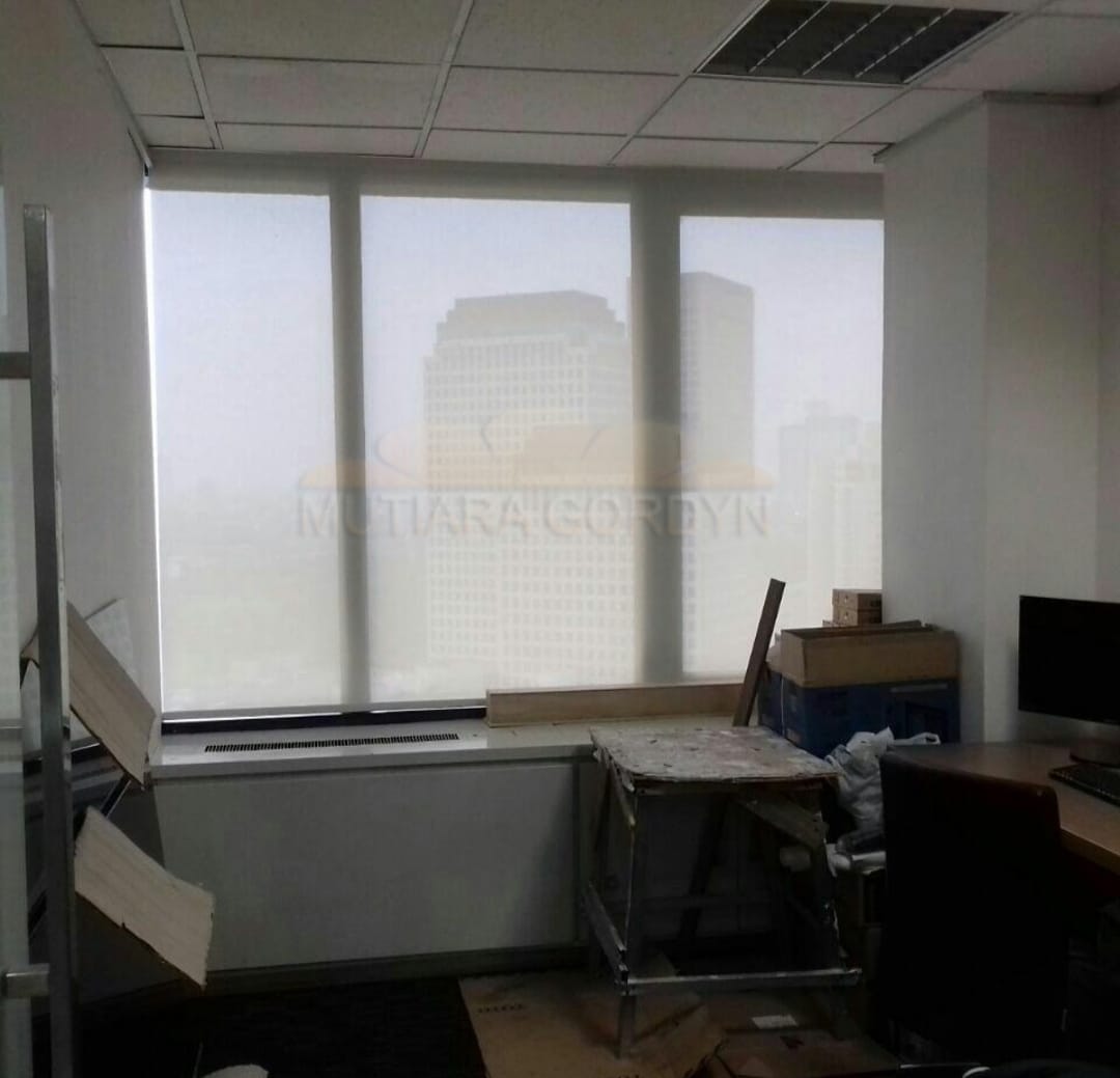 ROLLER BLIND SUN SCREEN | ROLLER TIPE SHEER |TRANSFARAN.NEGLASARI,PERIUK