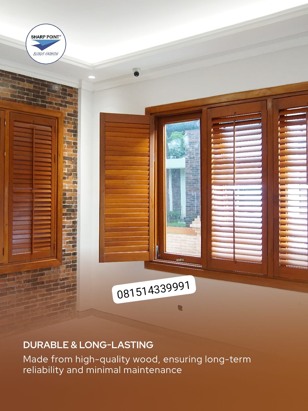WOODEN SHUTTER.KELAPA DUA VILLA ISLAMIC,VILLA ILHAMI