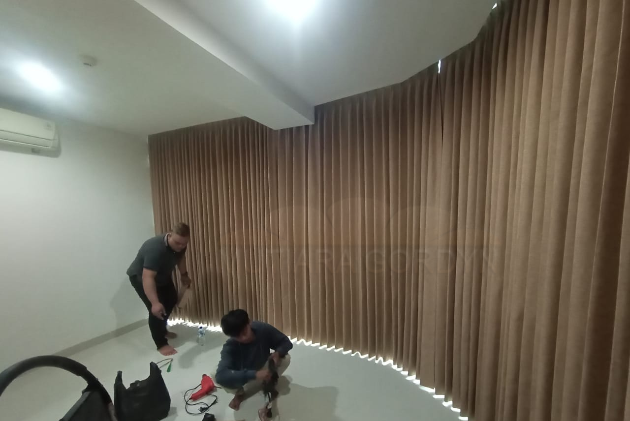 GORDEN BLACKOUT.(ANTI SILAU MATAHARI)Toko Gorden Citra Maja,Citra Raya,Korelet