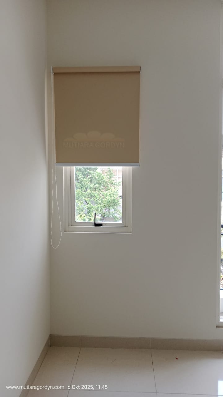Project Pemasangan Gorden & Roller Blind Pelican Timur Gading Serpong