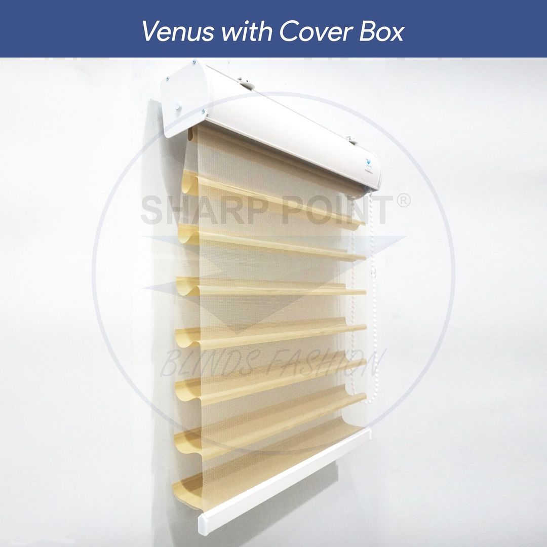 VENUS BLIND KOMBINASI ROLLER BLIND + HORIZONTAL BLIND.