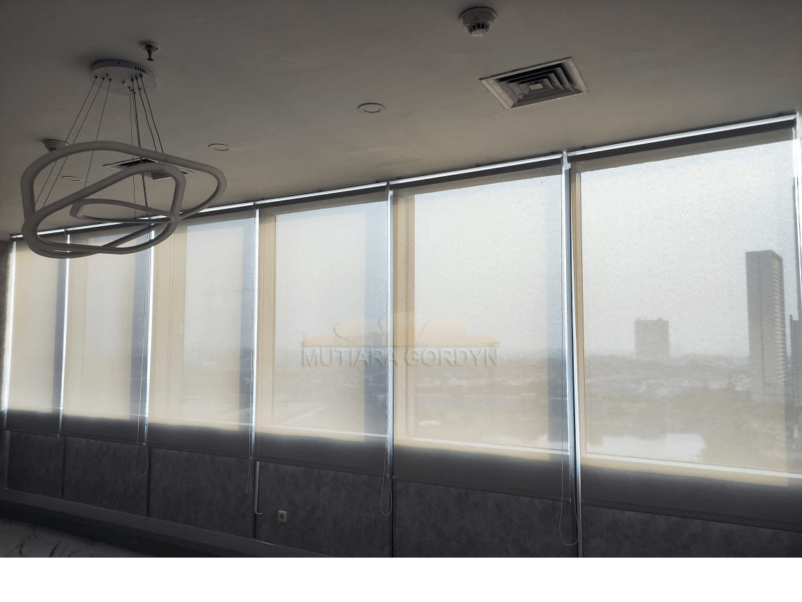 ROLLER BLIND SUN SCREEN | ROLLER TIPE SHEER |TRANSFARAN.CENGKARENG,KOSAMBI