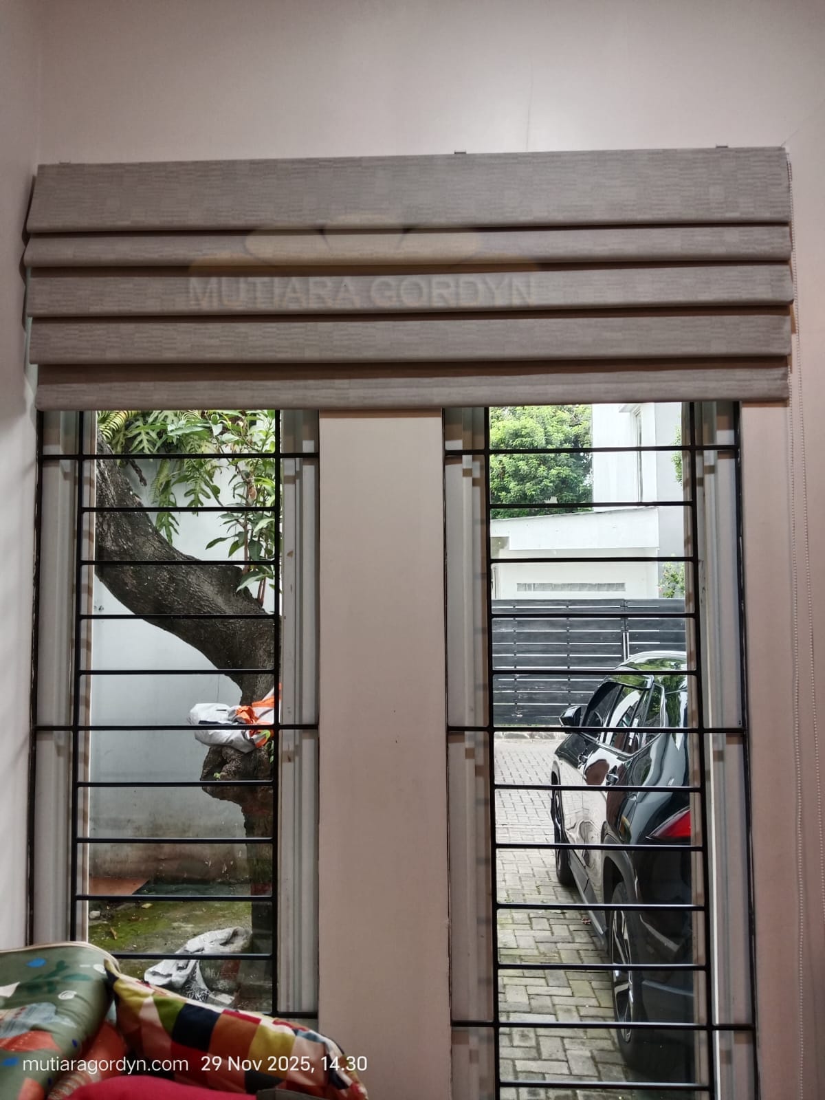 Project Pemasangan Vitrase dan Roman Blind di Lenteng agung