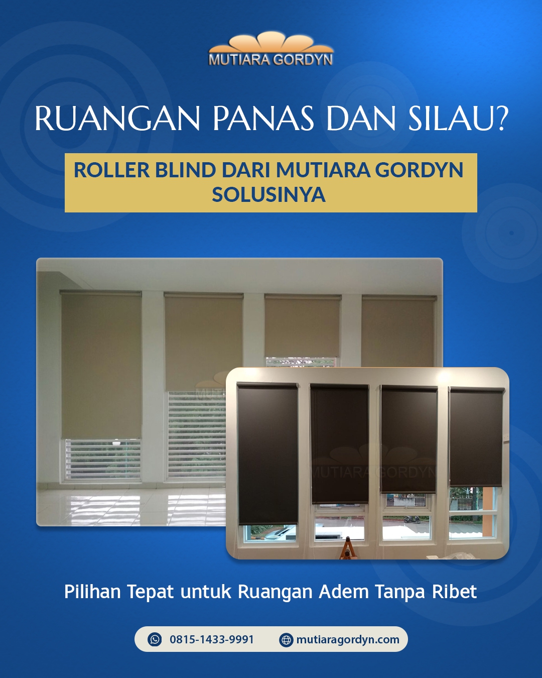 Jual Roller Blind di Kembangan Srengseng Meruya