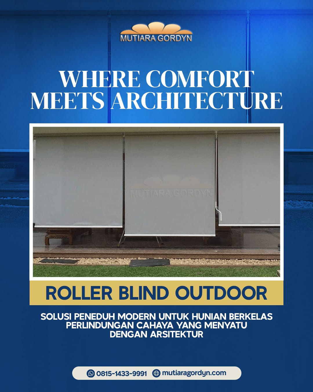 Jasa Pasang Roller Blind | Jual di Pinangsia Mangga Besar.