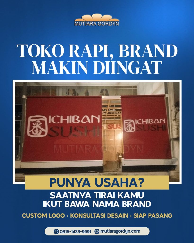 Jual Roller Blind Printing di Kembangan Srengseng Meruya