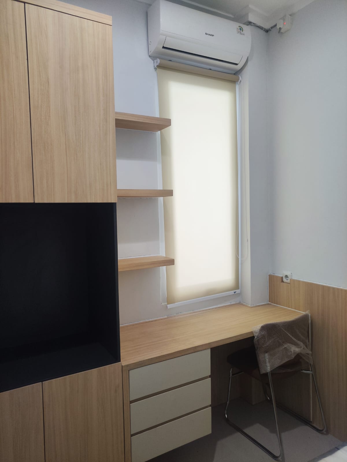 Project Pemasangan Roller Blind Dimout Beiji depok