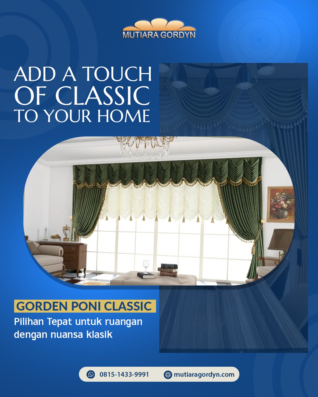 Menjual Gorden dan Vitrase di Kebayoran Gandaria