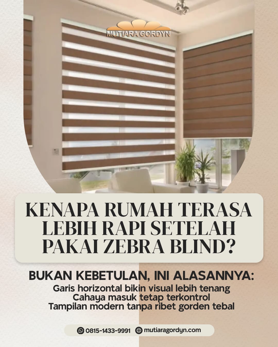 Tirai Kayu Wooden Blind Vertical Blind | Mangga Besar Glodok