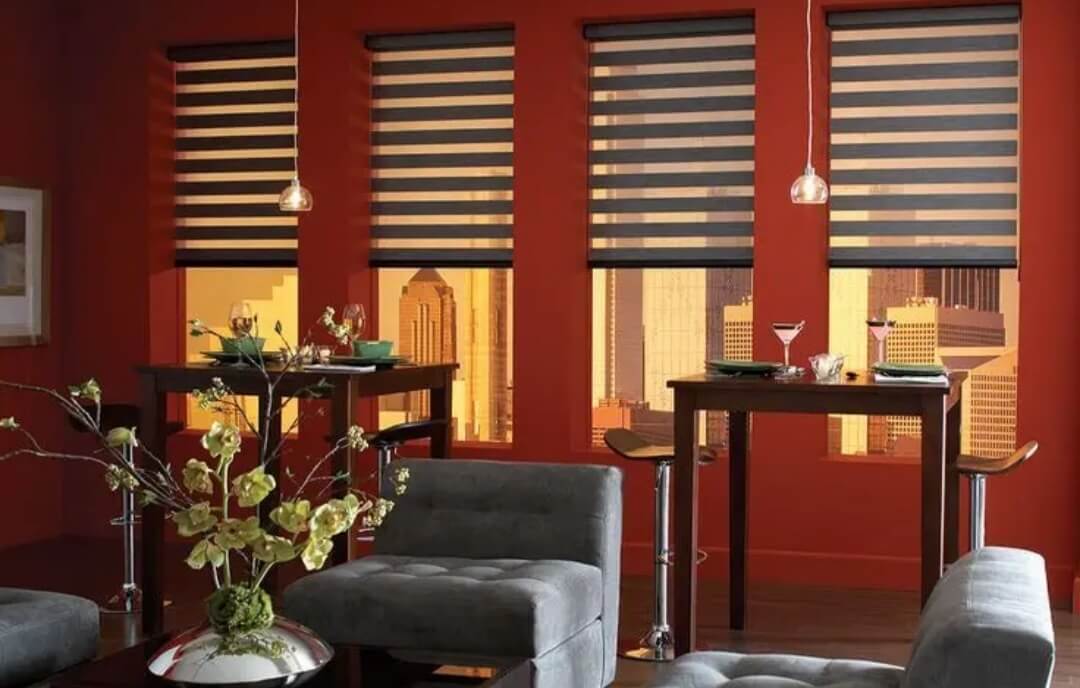 Zebra blind tirai kuat petukangan