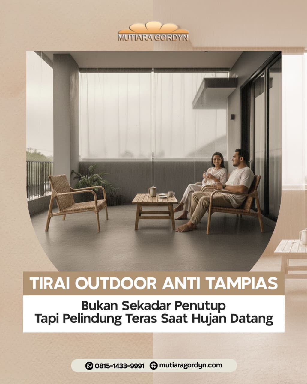 Jual Roller Blind Pasar Minggu | Tirai Gulung