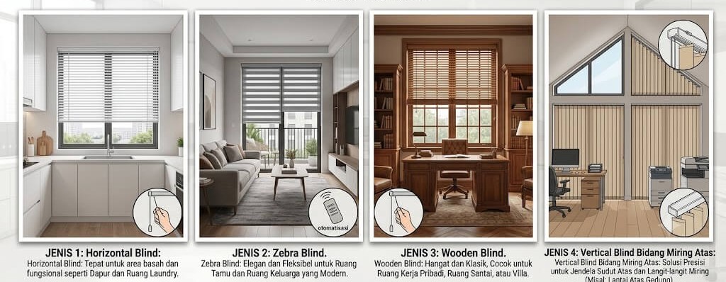 Jual Blinds Lenteng Agung | Jagakarsa. Mutiara Gordyn