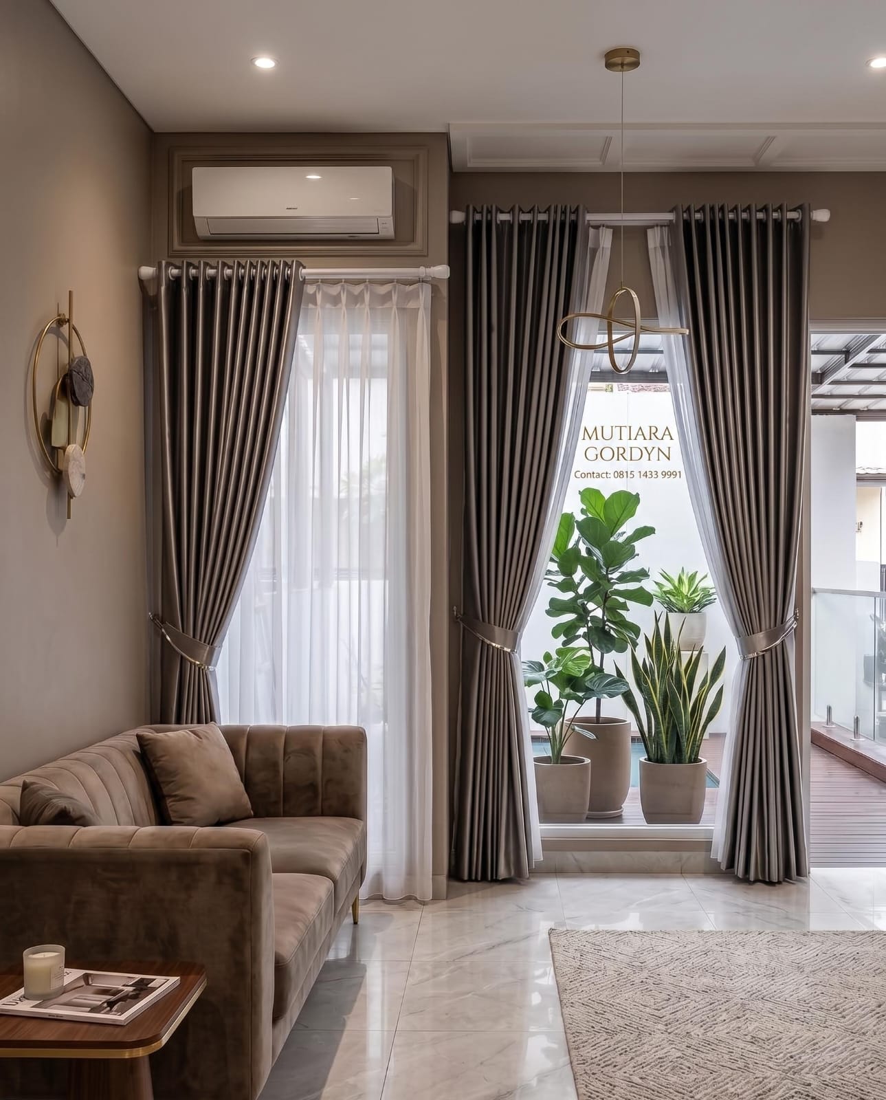 Gorden smokring warna abu abu Pancoran