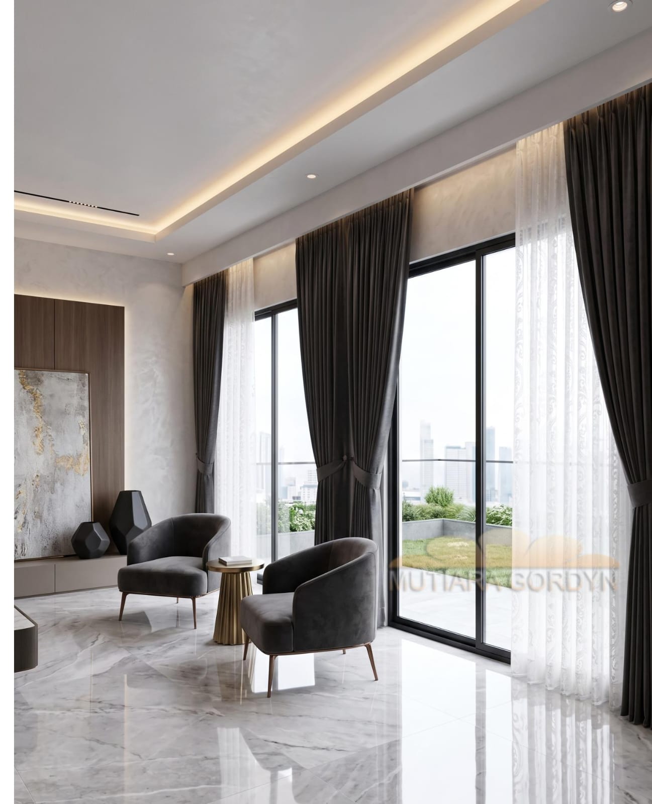 gorden box kayu dropceiling pancoran kalibata