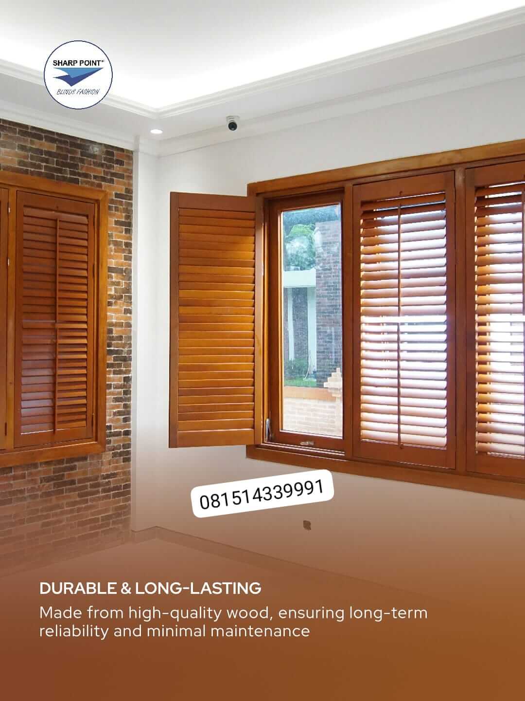 shooter wooden blind lippo karawaci