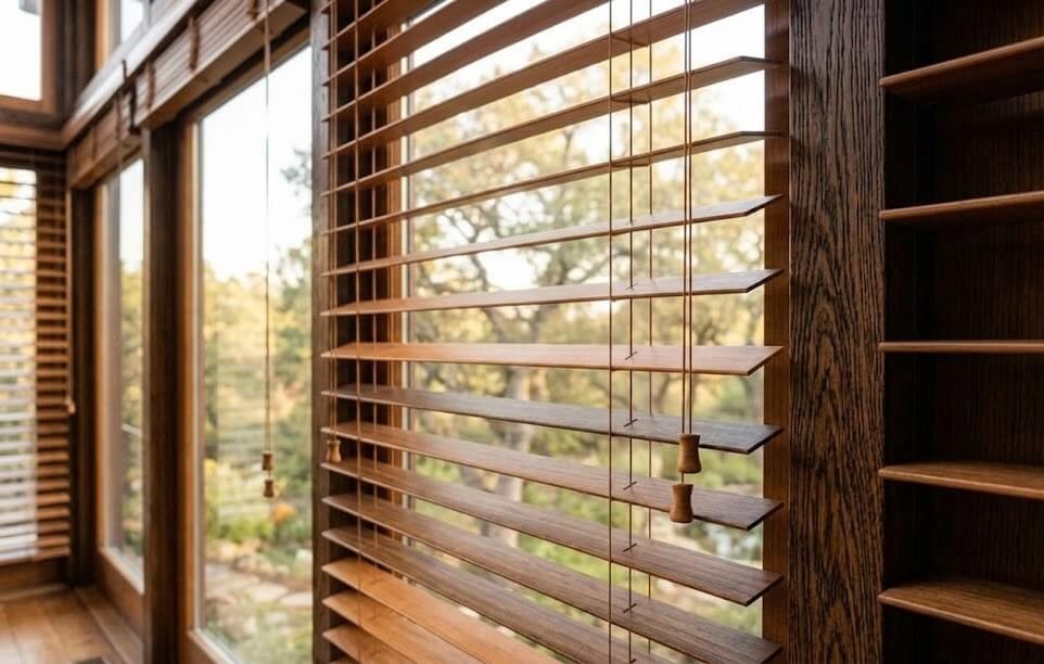 Spesifikasi Material Wooden Blind Graha Raya.