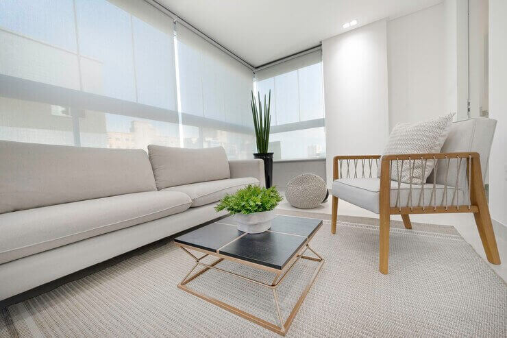 Roller Blind Solar Screen Transparan